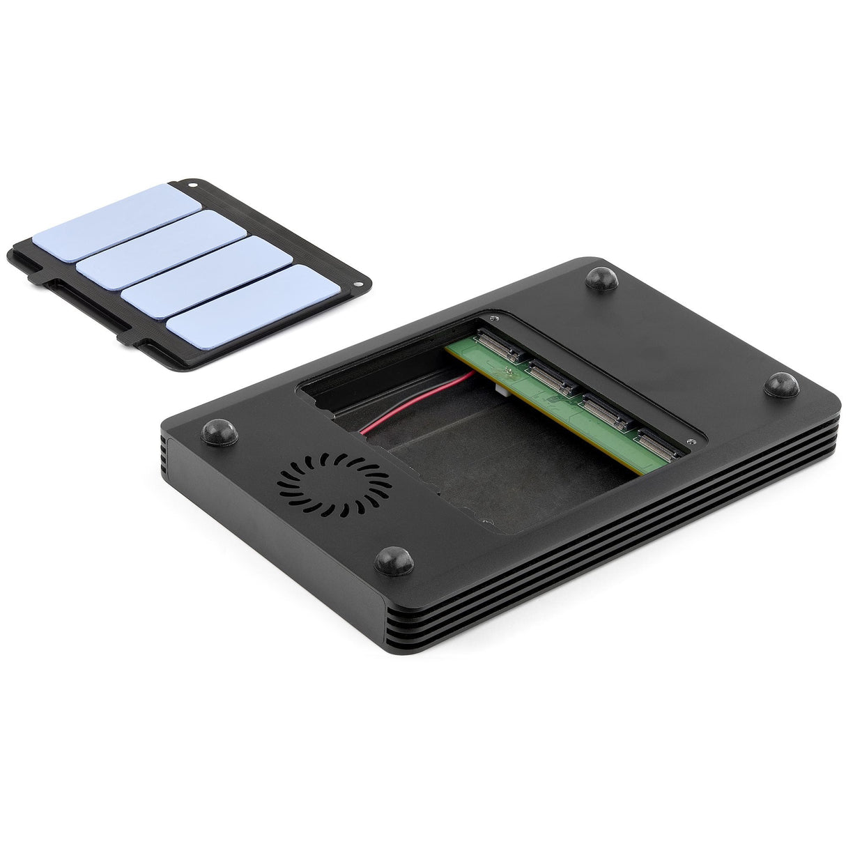 Caja Externa Disco Startech Caja Thunderbolt 3 De 4 Bahías Nvme M.2 Para Ssd Displayport  2 Thunderbolt 3, 40gbps,72w