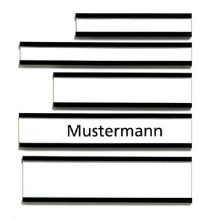 Franken Etikettenhalter Magnético Dunkelbraun