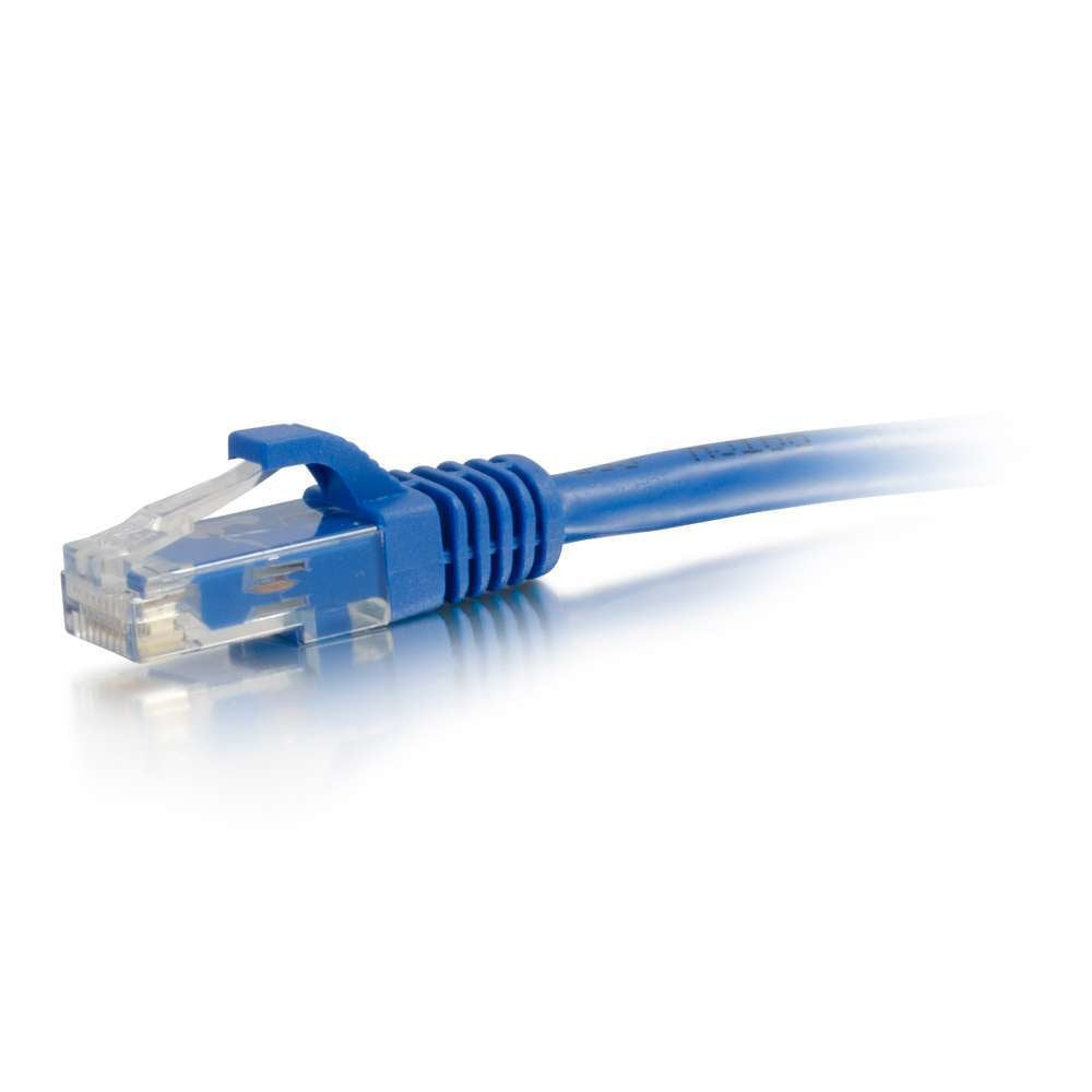 C2g Cat6 Booted Unshielded (Utp) Network Patch Cable Cable De Interconexión Rj-45 (M) A Rj-45 (M) 50 Cm Utp Cat 6 Moldeado Sin Enganches Trenzado Azul