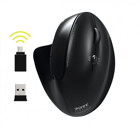 EAN 3567042030176 - Port Designs 900706-BT ratón Oficina mano derecha RF Wireless + Bluetooth Óptico 1600 DPI imagen 1