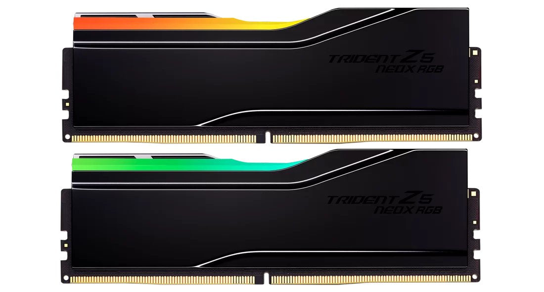 G.Skill Dimm 32 Gb Ddr5-6000 (2x 16 Gb) Dual-Kit (Negro, F5-6000a3038f16gx2-Tz5nxrn, Trident Z5 Neo X Rgb) F5-6000a3038f16gx2-Tz5nxrn