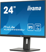 EAN 4948570123827 - iiyama ProLite XUB2495WSU-B7 pantalla para PC 61 cm (24") 1920 x 1200 Pixeles 4K Ultra HD LED Negro imagen 5