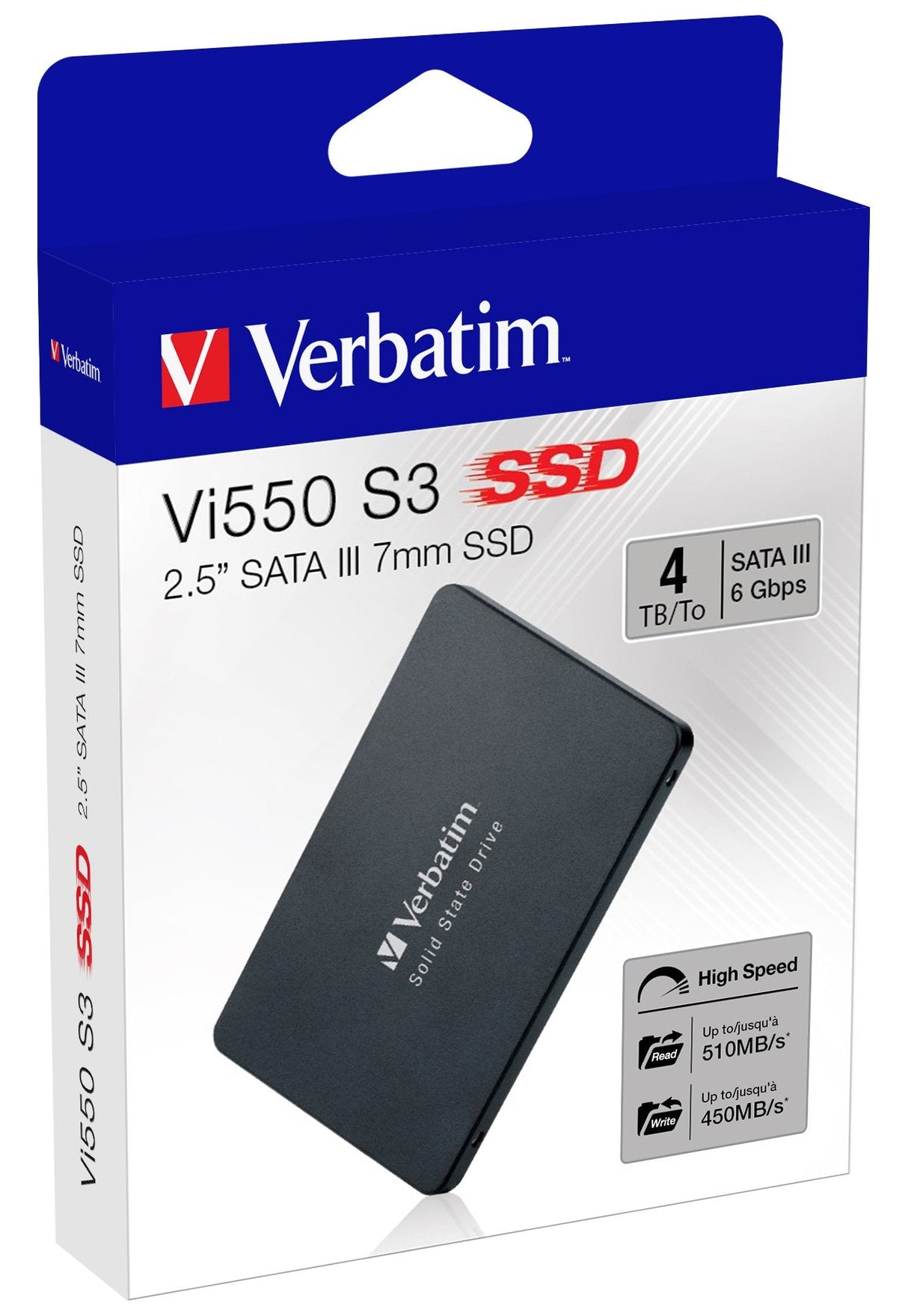 EAN 0023942493556 - Verbatim Vi550 S3 4 TB 2.5" Serial ATA III 3D NAND imagen 1