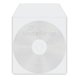 Mediarange Plamiktasche 1 Disc Con Lasche Klebe Rücks. 50pc