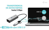 D I-Tec Usb-C Usb-A Metal Hub 3 2x Usb-C Gen1 1x Usb-A Gen1 1x 2,5glan