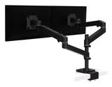 Ergotron Lx Pro - Kit De Fijación (Doppelgelenkarm) - Modular - Para 2 Lcd-Displays - Con Flachem C-Klemmen - Negro - Tamaño De Pantalla: Hasta 61 Cm (Hasta 24 Pulgadas)