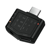 Logilink Adaptador Audio M. Eq, 2xusb-C -> 3,5mm/F,96khz W/Pd