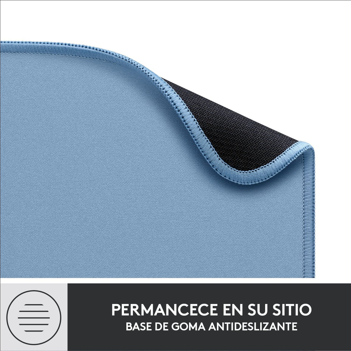 Alfombrilla Logitech Mouse Pad Azul Gris 956-000051