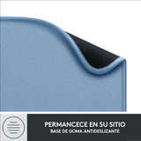 Alfombrilla Logitech Mouse Pad Azul Gris 956-000051