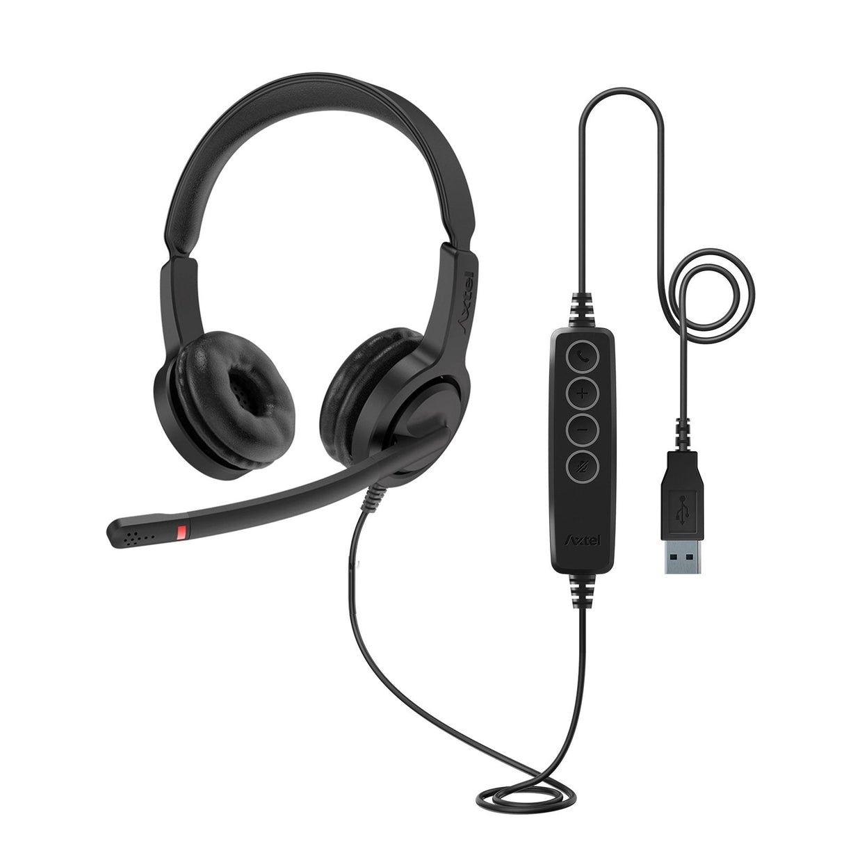 Auricular Axtel Voice Uc28 Duo Usb-A