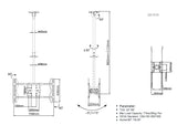 EAN 4015867207970 - Equip 650370 soporte para pantalla de señalización 165,1 cm (65") Negro imagen 7