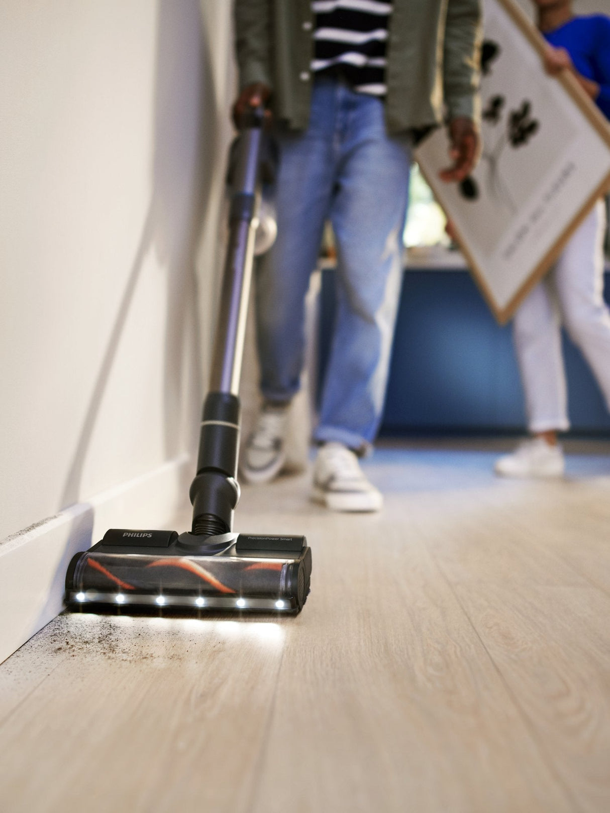 Philips Xc7163/01 Aspiradora De Pie Y Escoba Eléctrica Aspiradora Escoba 2 En 1 Batería Seca Y Húmeda Sin Bolsa 0,6 L Azul