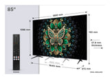 Televisor Tcl 85" 85c6k Smart Tv  Mini Led Uhd 4k Hdr
