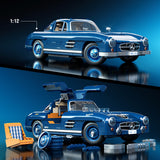 Mattel Mega Hot Wheels Mercedes-Benz 300sl, Juguete De Construcción Escala 1:24 Hww25