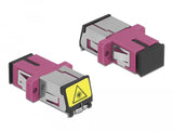 Lwl Kupplung Mit Laserschutzklappe Sc Simplex Buchse Zu Sc Simplex Buchse Multimode Violett