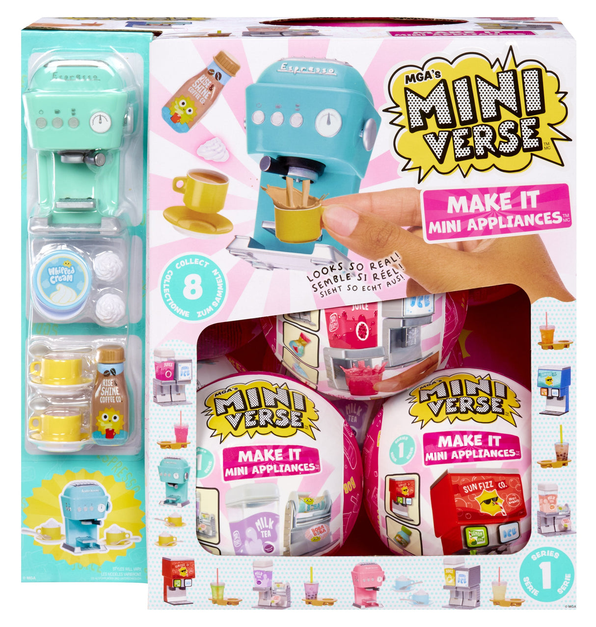 Mga Entertainment Mga'S Miniverse Make It Mini Electrodomésticos Mini Coleccionables, Accesorios Para Muñecas Artículos Surtidos 505600-Euc