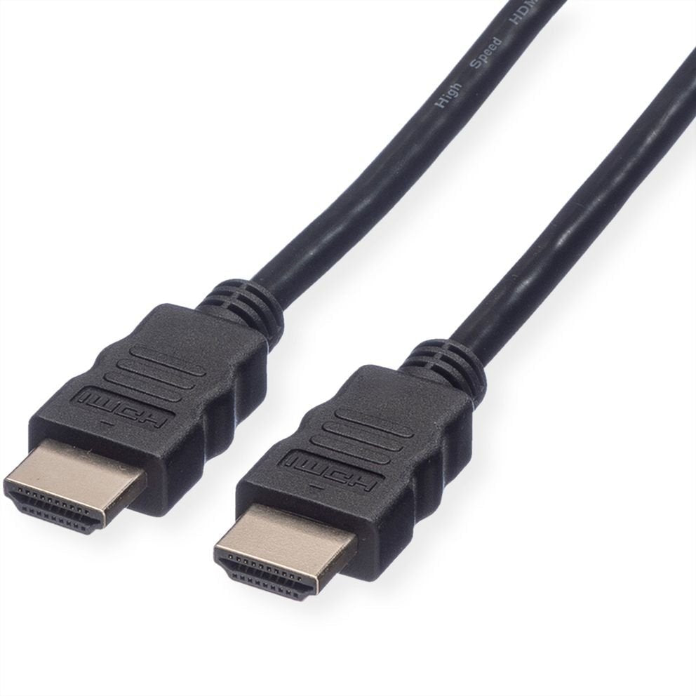 Roline Hdmi High Speed Cable Mit Ethernet Schwarz 1m