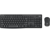 Logitech Mk295 Silent Juego De Teclado Y Ratón Inalámbrico 2.4 Ghz Azerty Alemán Grafito