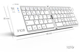 Inca Teclado Ibk-580bt Bt5.0, Faltbar, Schlank, Usb-C