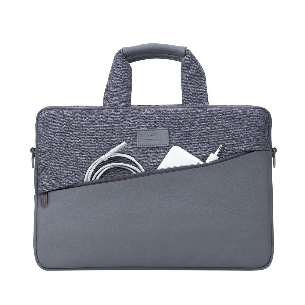 Maletin Riva Nb Gris Para Macbook Pro Y Ultrabook 15.6 "7930
