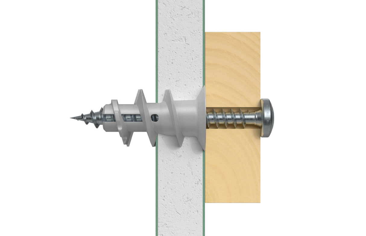 EAN 4006209523896 - Fischer 52389 tornillo de anclaje y taco 100 pieza(s) Enchufe de pared 22 mm imagen 4