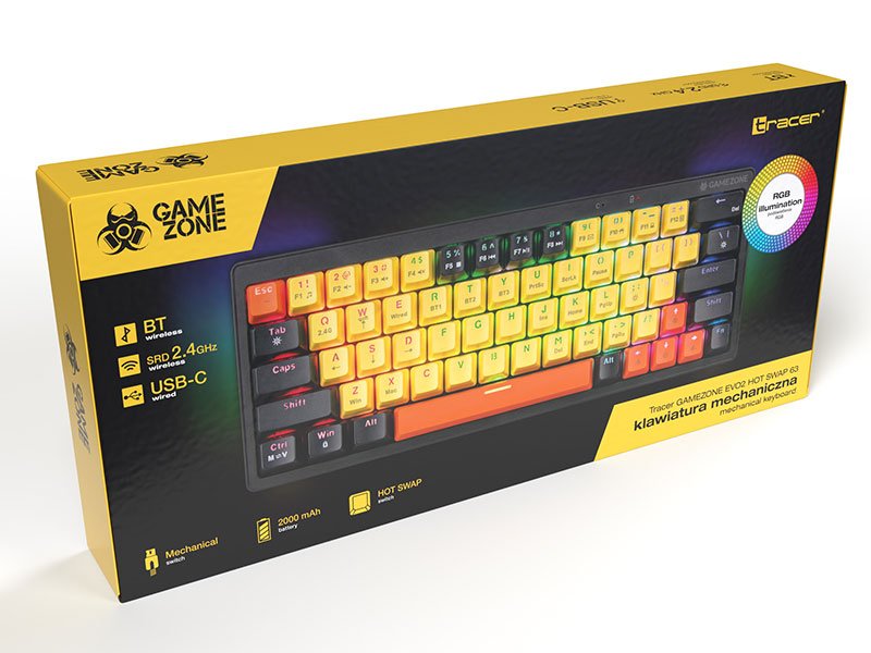 Tracer Gamezone Evo1 Hot Swap 63 Zólta