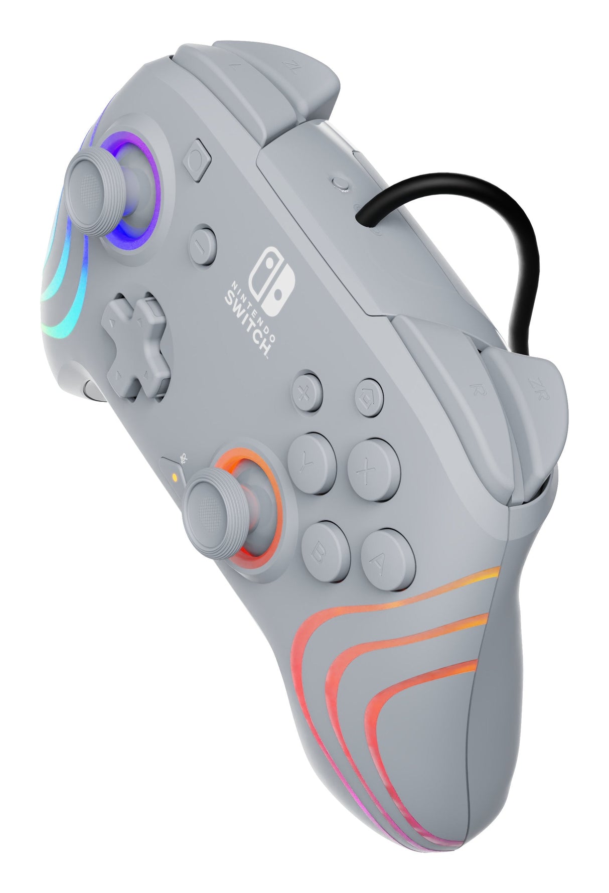 Pdp Afterglow Wave Wired, Gamepad Gris, Para Nintendo Switch 500-237-Ge