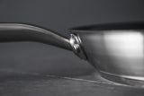 Tefal Virtuoso E4920625 Sartén Multiuso Alrededor, Pan Acero Fino, Alrededor, Sartén Multiuso, Acero Inoxidable, Acero Inoxidable, 250 °C, Acero Inoxidable