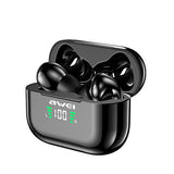 Auriculares Awei T29p True Wireless Stereo (Tws) Dentro De Oído Llamadas/Música Bluetooth Negro