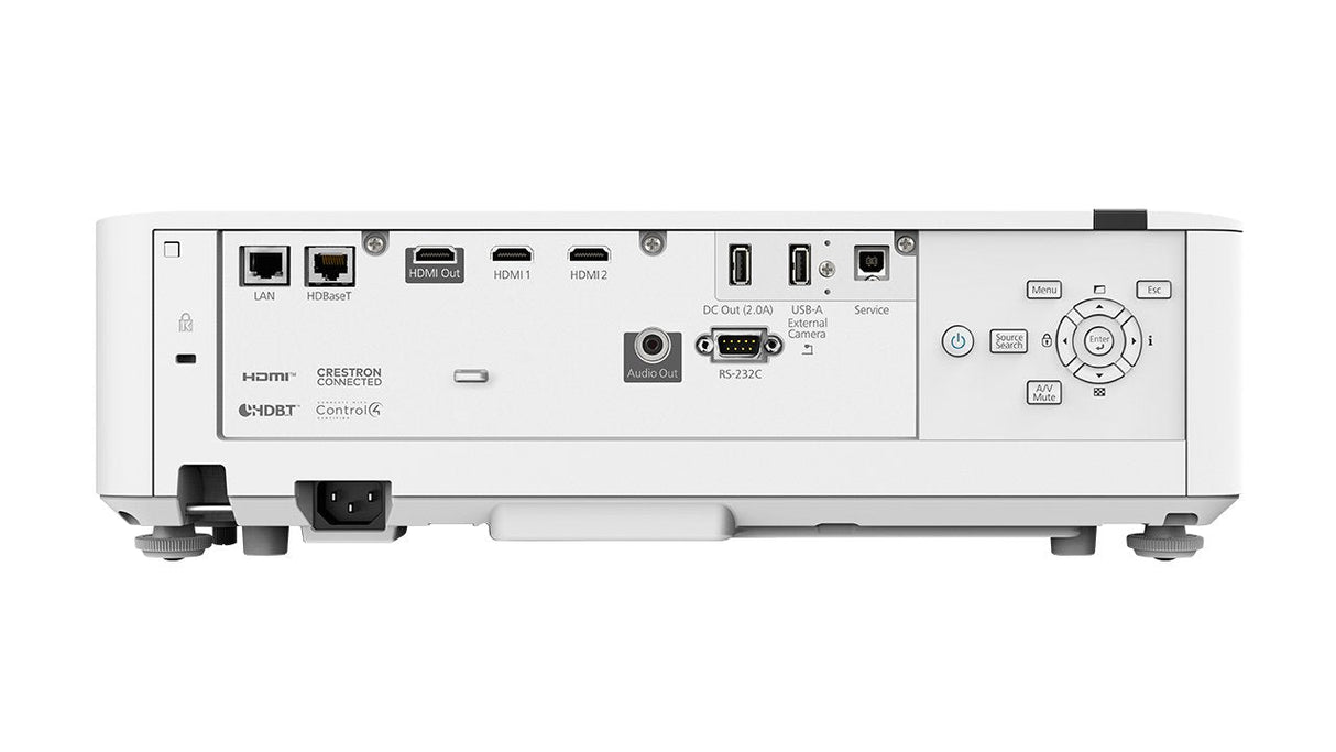 Epson Eb-L570u Wuxga 3lcd Projector 5200 Lm 16:10 2500000:1, White