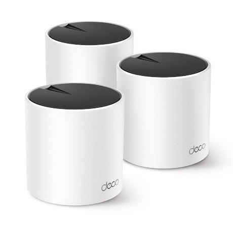 EAN 0840030711046 - TP-Link DECO X55 (3-Pack) Doble banda (2,4 GHz / 5 GHz) Wi-Fi 6 (802.11ax) Blanco Interno imagen 1