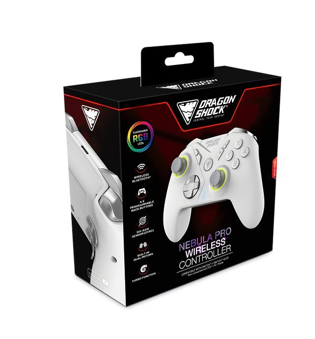 EAN 5425025593897 - Dragonshock Nebula Pro Blanco Bluetooth Gamepad Nintendo Switch imagen 7
