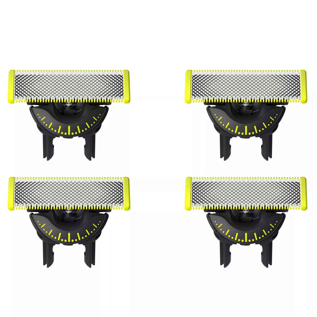 Philips Qp440 50 Oneblade Replaceable Blade, 4 Pcs, Black Green