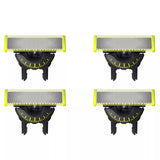 Philips Qp440 50 Oneblade Replaceable Blade, 4 Pcs, Black Green