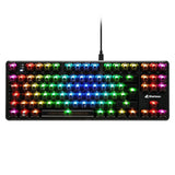 Sharkoon Crystal Shark, Teclado De Juegos Negro, De-Layout, Ktt 4044951040124