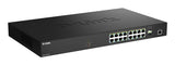 EAN 790069476655 - D-Link DMS-1250-18P/E switch Gestionado L2 2.5G Ethernet (100/1000/2500) Energía sobre Ethernet (PoE) Negr imagen 2