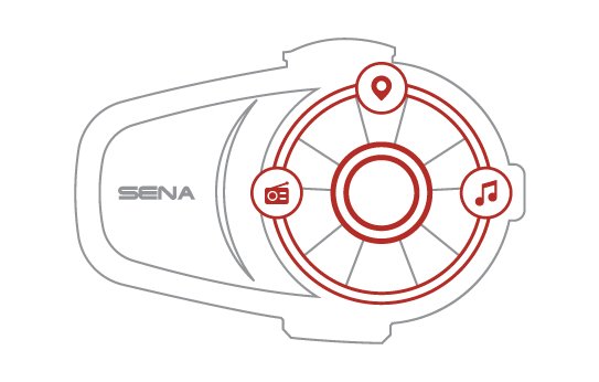 Sena 10s Intercomunicador Para Motocicletas 4 Canales 1600 M Negro