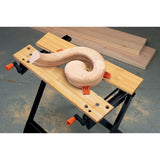 Black+Decker Wm301-Xj Banco De Trabajo Negro/Marrón, Bamboo, Acero, Negro, 341 Mm, 760 Mm, 1 Pieza(S)