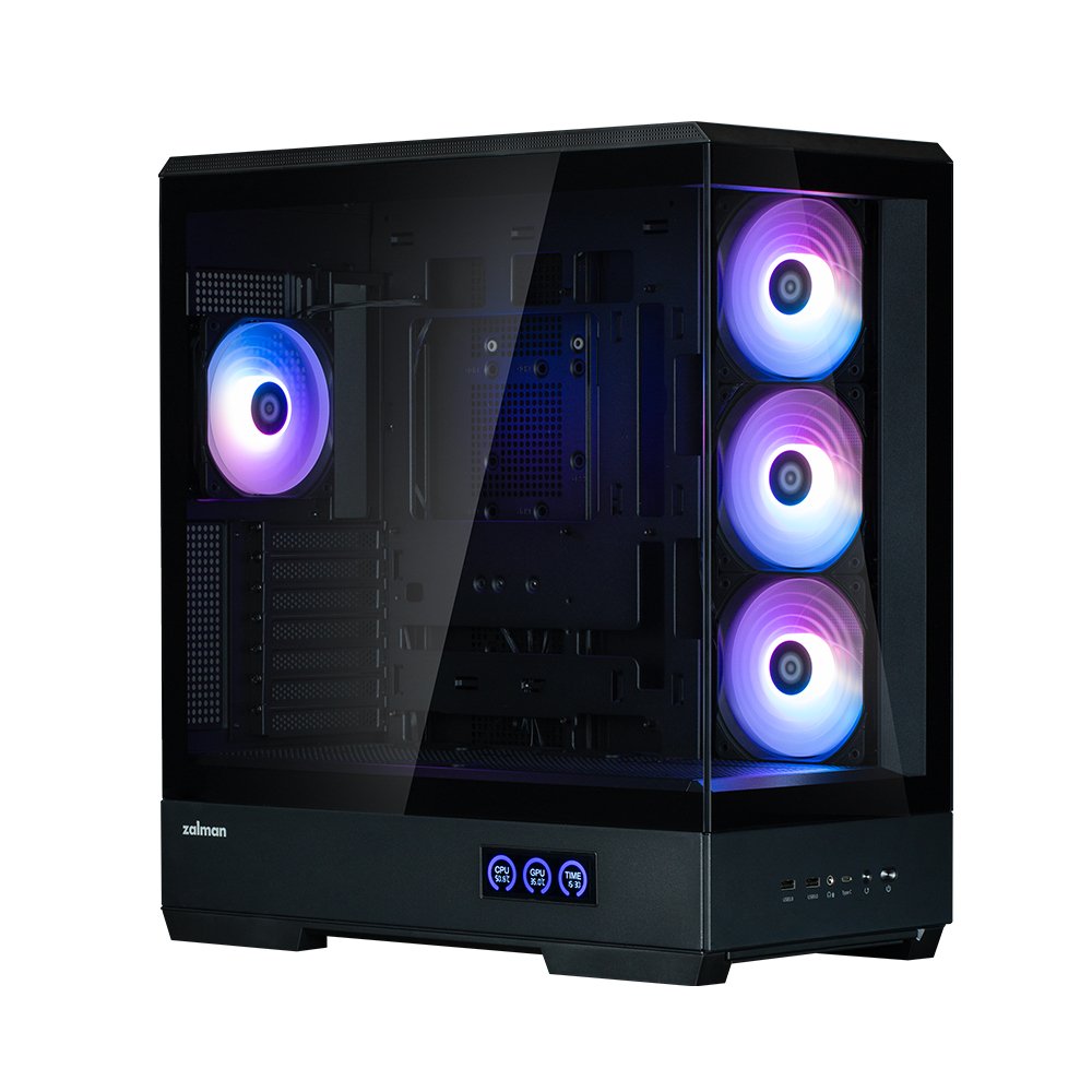 Caja Pc Obudowa P50 Ds Mid-Tower 4 Wentylatory Argb Negro