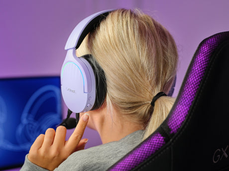 EAN 8713439253030 - Trust GXT 490P FAYZO Auriculares Alámbrico Diadema Juego USB tipo A Negro, Púrpura imagen 11