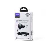 EAN 6956116744915 - JOYROOM JR-CL07 cargador de dispositivo móvil Universal Negro Encendedor de cigarrillos Carga rápida Auto imagen 2