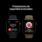 Apple Watch Series 12 (2026) Gps 42mm Caja De Aluminio Bronce Oscuro Correa Deportiva Verde Oliva Talla M L Siri Ai