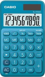 Casio Calculadora De Oficina Azul Sl-310uc-Bu
