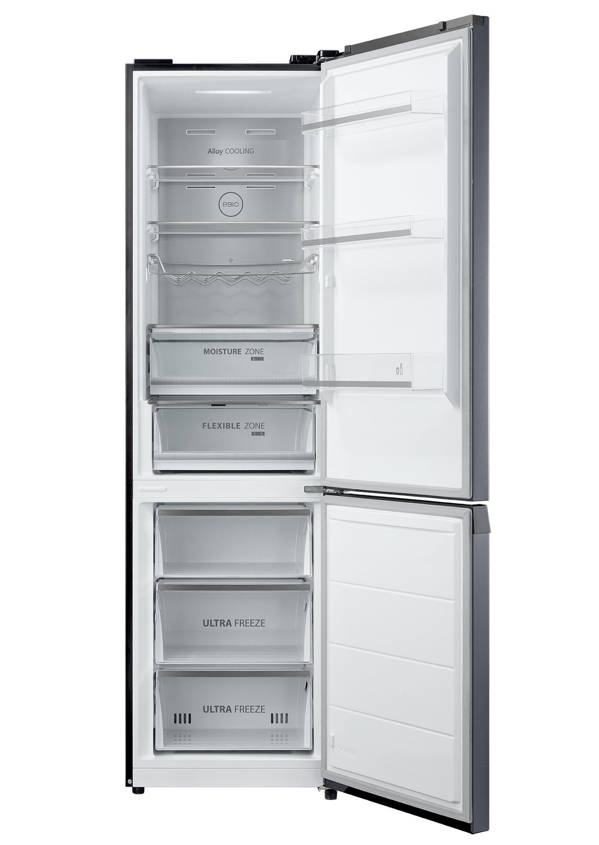 EAN 6940461917186 - Toshiba GR-RB500WE-PMJ(06) nevera y congelador Independiente 378 L Gris imagen 4