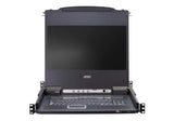 8 Port 17" Lcd Kvmp Switch  With German Keyboard