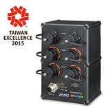 Ip67-Rated Indumrial L2+ 4-Port 10 100 1000t, Ieee 802.3at