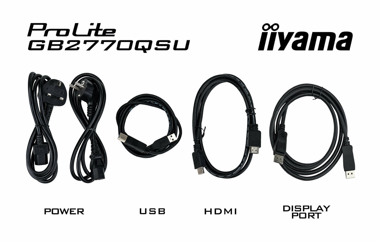 Iiyama G-Master 68.6cm 27" Gb2770qsu-B6 16:9 Hdmi+Dp+Usb Ips Lift
