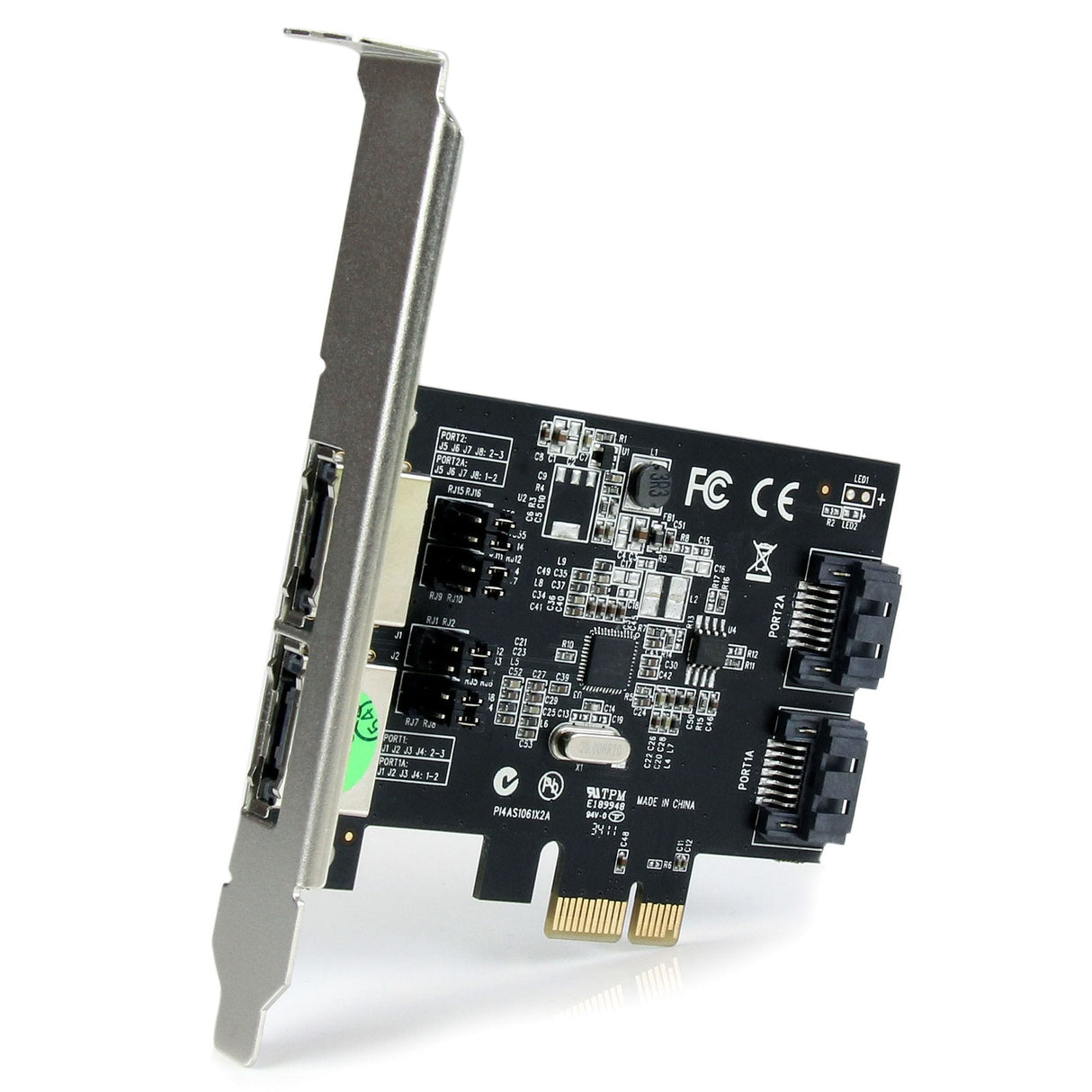 Tarjeta Startech Pexesat322i Pcie X1 Con 2 Puertos Esata
