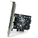 Tarjeta Startech Pexesat322i Pcie X1 Con 2 Puertos Esata