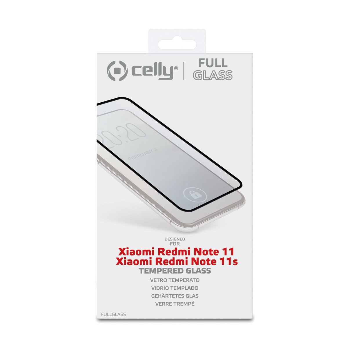 Celly Fullglass1021bk Protector De Pantalla Xiaomi Redmi Note 11 Redmi Note 11s